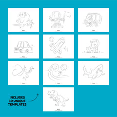 Discovery Glow Tracing Tablet includes 10 blank sheets for endless doodling