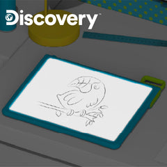 Discovery Glow Tracing Tablet comes with 10 templates to spark ideas