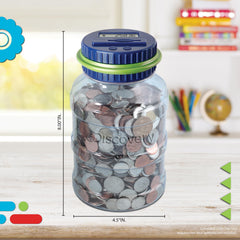 Discovey automatic counter adds math practice to saving sessions.