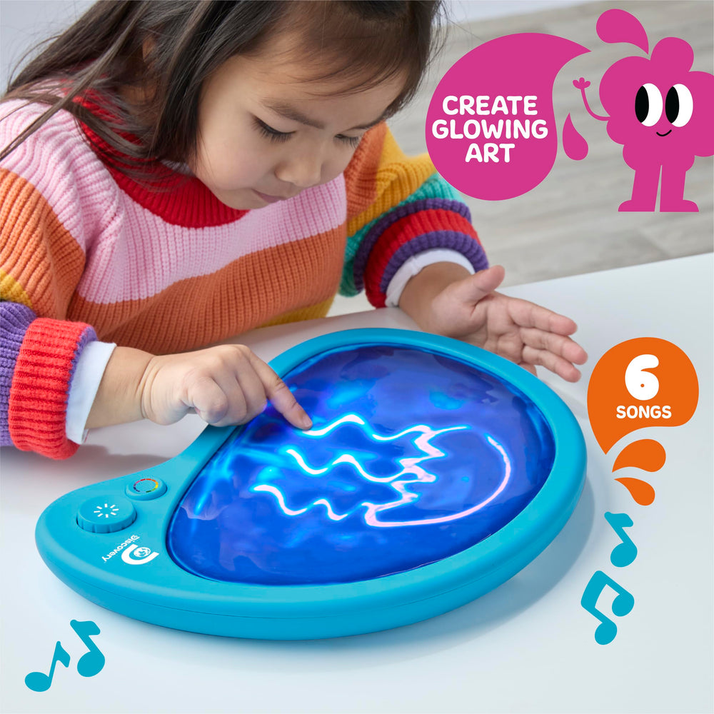 Discovery Glow Palette surface detail highlighting squishy gel for easy doodling.