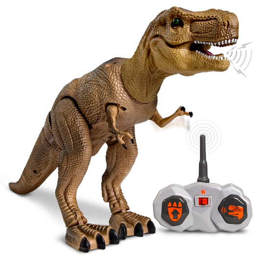 Discovery T-Rex RC walking legs in action for immersive playtime