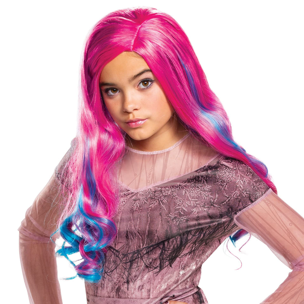 Disguise Audrey Descendants 3 pink wig color dimension enhances styling versatility