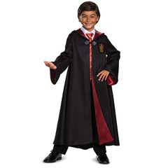Twill fabric robe provides durable, cozy wear for long play sessions.