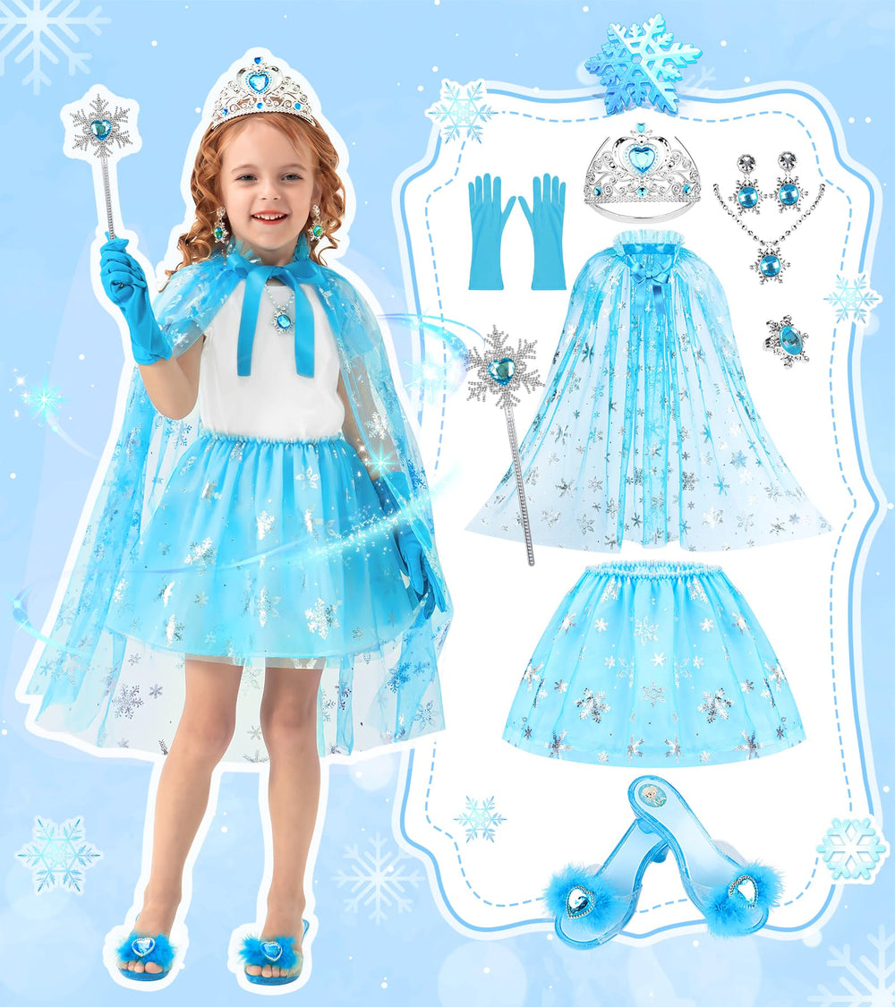 DISHIO princess capes and cloaks with sequins for magical looks.