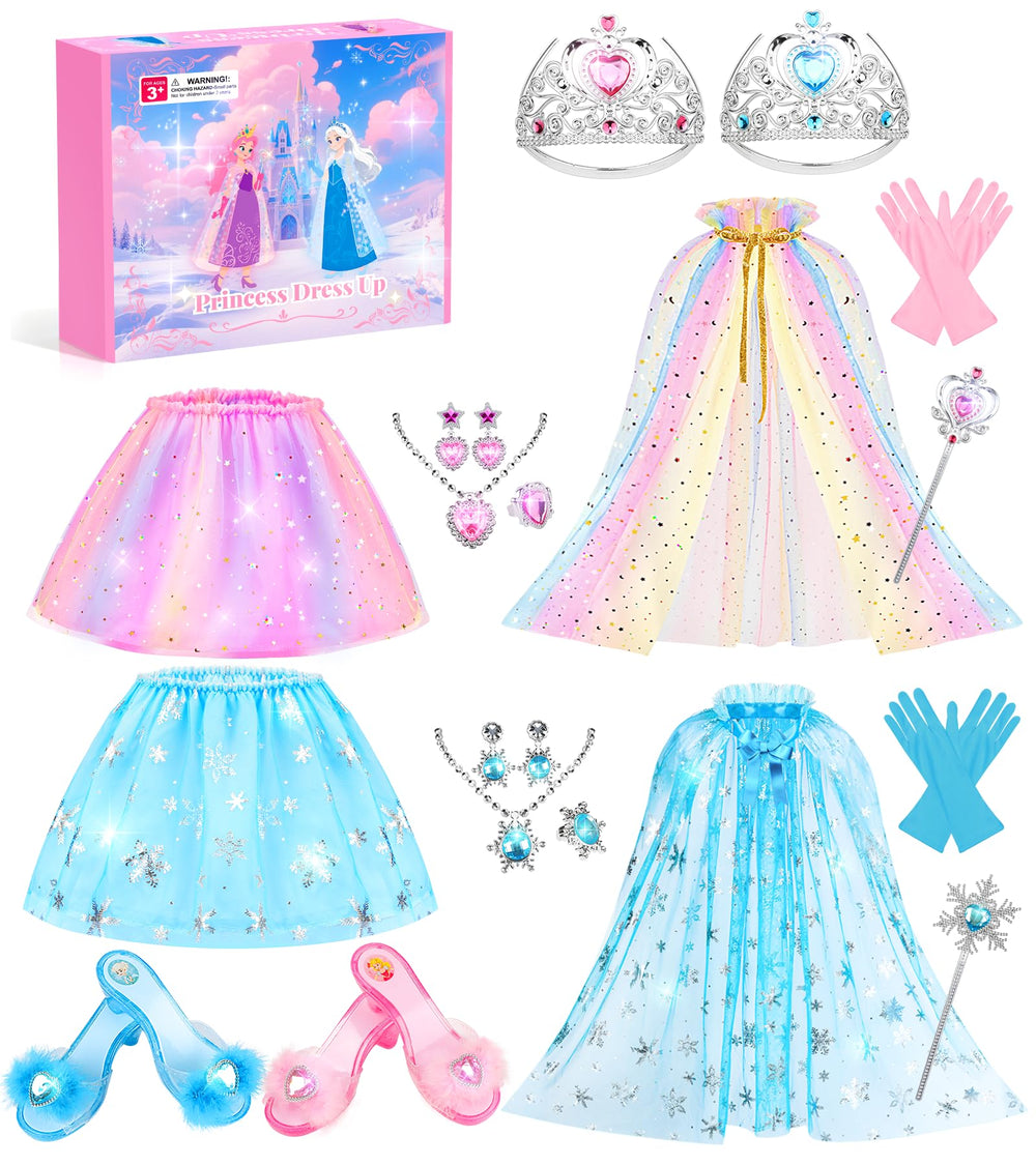DISHIO princess dress-up shoes for pretend play and comfortable wear.