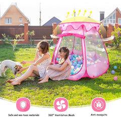 DISHIO Princess Tent for indoor and outdoor adventures.