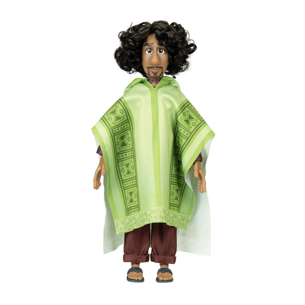 Disney Encanto Bruno doll face detail captures authentic character features for imaginative play