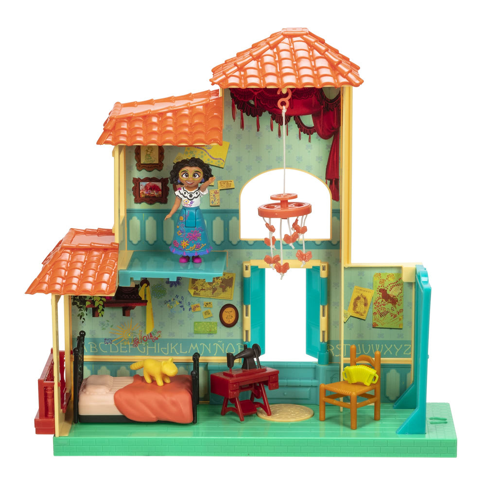 Disney Encanto Mirabel room playset bed for sleep-time pretend play.