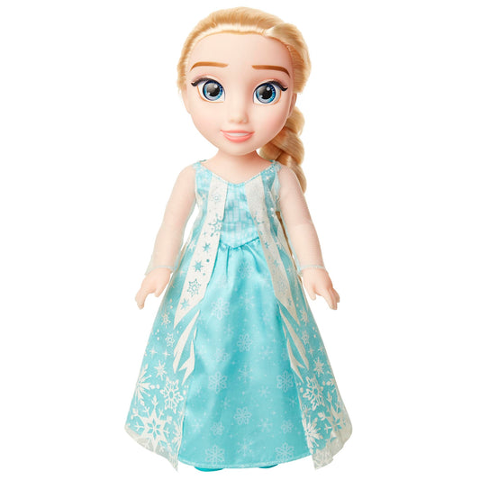 Disney Frozen Elsa doll in an ice-blue outfit for imaginative icy adventures