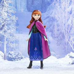 Disney Frozen Shimmer Anna shoes detail, easy to pose during play.