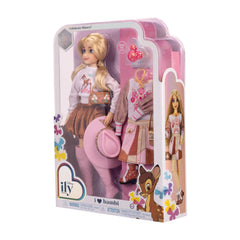 Disney ily 4EVER Bambi doll includes shoulder purse and necklace for accessorized outfits