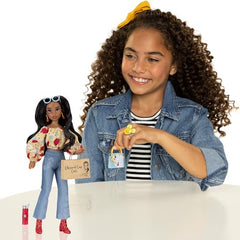 Disney ily 4EVER Belle doll wide-leg jeans with rose pattern for mix-and-match outfits