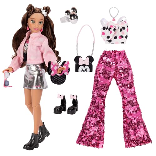 Disney ILY 4ever Minnie doll two-piece outfits support mix-and-match fashion.
