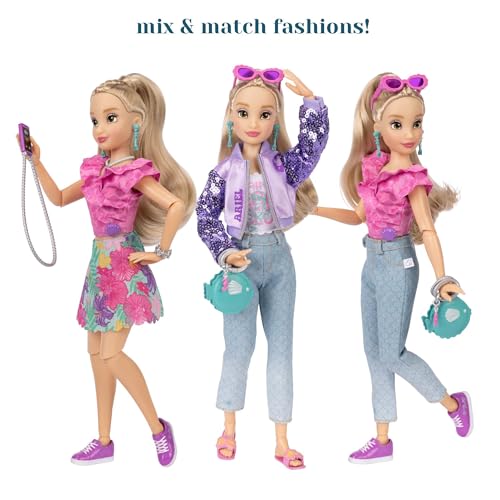 Disney ily 4EVER Ariel doll wearing dinglehopper earrings for playful outfits.