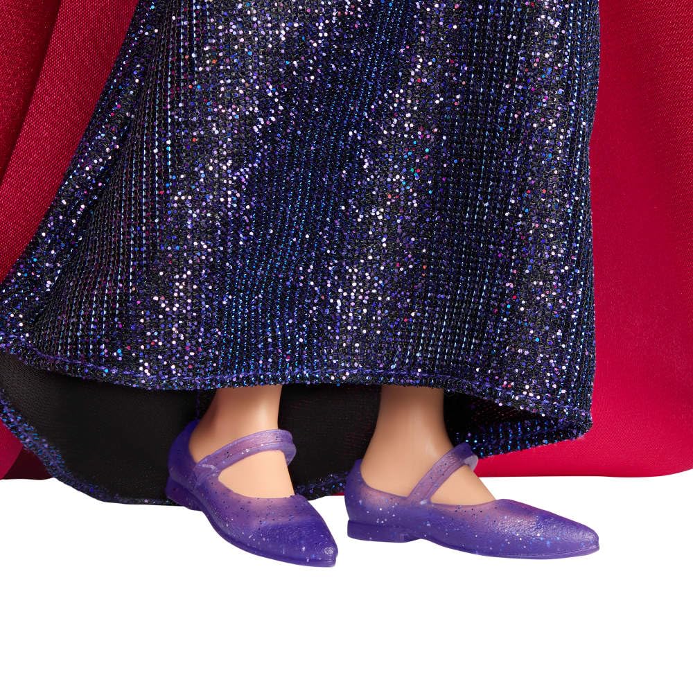 Disney Princess Evil Queen doll stand supports stable posing.
