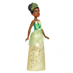 Disney Princess Royal Shimmer Tiana doll gift-ready packaging and presentation appeal.