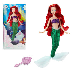 Disney Store Ariel classic doll tail detail enhances mermaid play and posing.