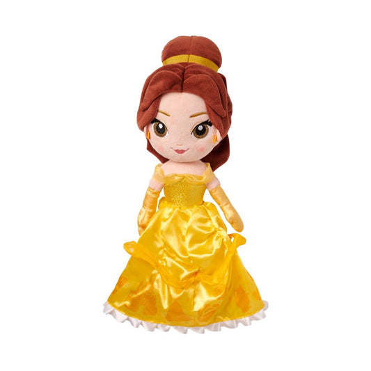 Disney Store Belle plush doll with embroidered features for safe, delightful play