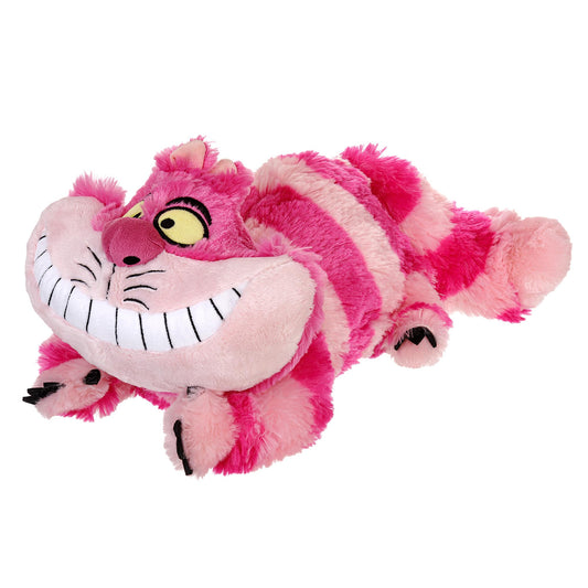 Disney Store Cheshire Cat plush with striped fur for collectors and bedtime cuddles
