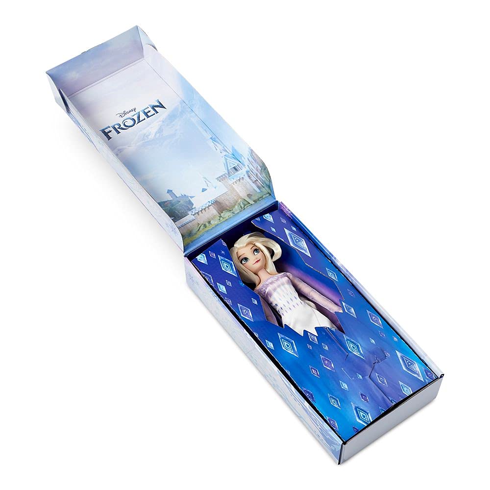 Disney Store Elsa doll sheer organza sleeves add sparkle for elegant pretend play
