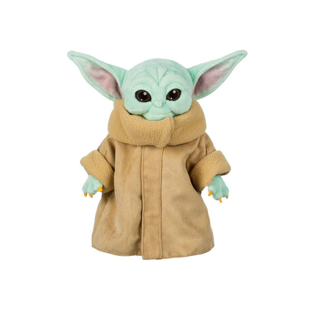 Disney Store Grogu plush front view showing soft cuddly toy for daily hugs