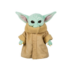 Disney Store Grogu plush front view showing soft cuddly toy for daily hugs