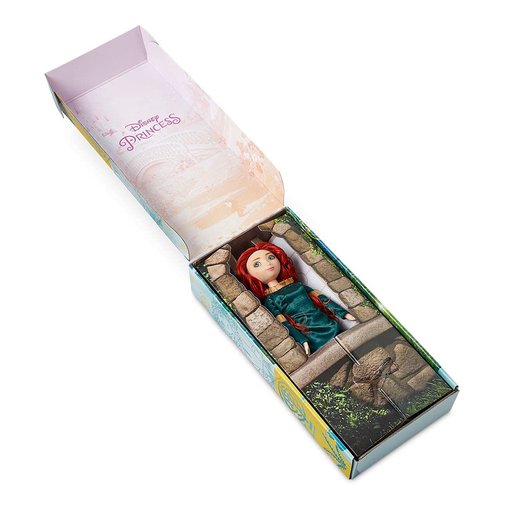 Disney Store Merida includes a molded-brush for grooming and styling.