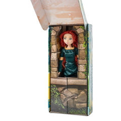 Disney Store Merida doll featuring Celtic-inspired detailing on the costume.