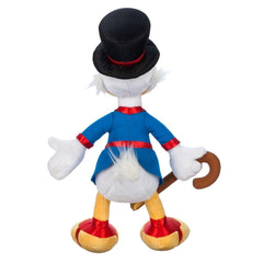 Disney Store Scrooge McDuck plush features embroidered details for durability and charm.