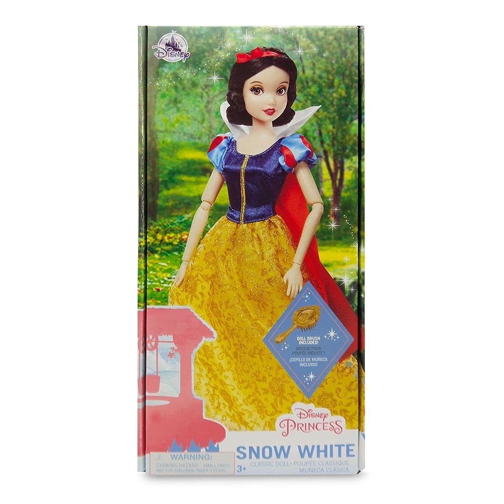Disney Store Snow White doll in classic outfit makes a timeless collectible to display.