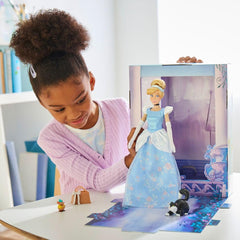 Cinderella doll with hairband for elegant princess styling and playtime