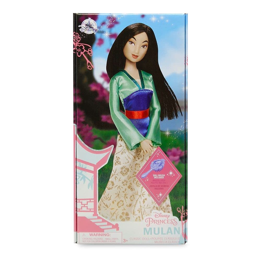Disney Store Mulan doll satin bodice enabling versatile storytelling