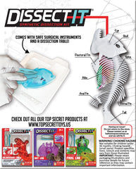 Dissect-It Piranha dissection table shown with tools for hands-on study