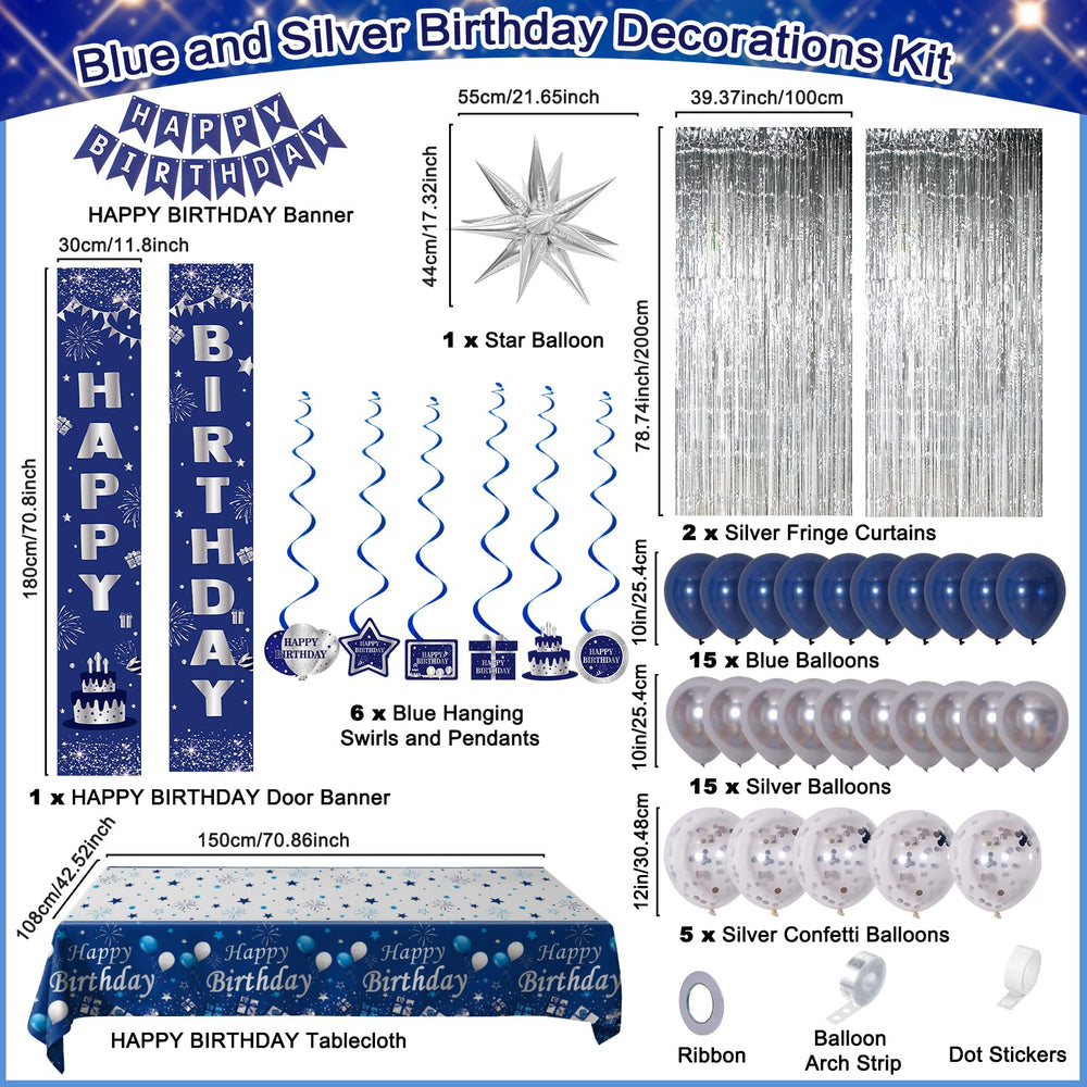 Distasio silver explosion balloon adds festive focal point
