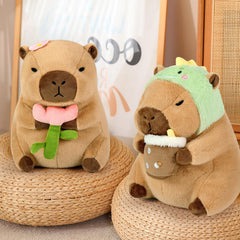 Ditucu capybara plush vacuum-packed; arrives flat and fluffy.