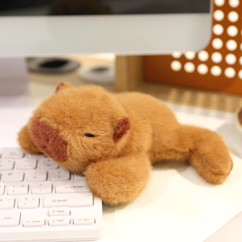 Ditucu capybara plush 7-8 inch size fits small hands.