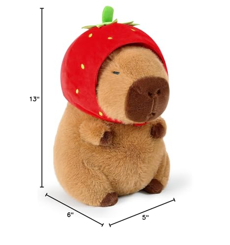Ditucu capybara plush arrives vacuum packed; fluff with sun or dryer.