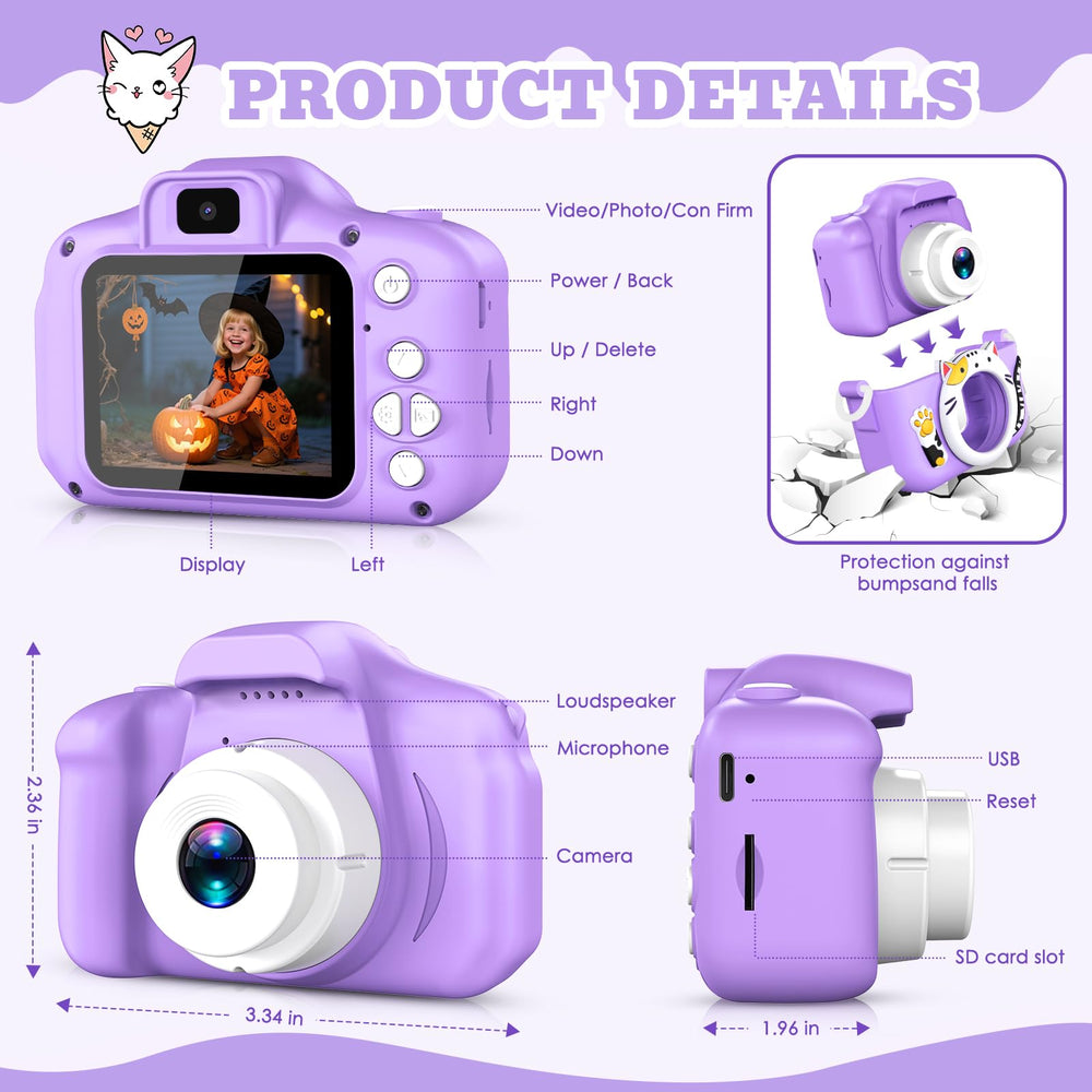 DITUPAN 32GB SD card included for ample photo storage.