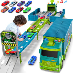 Diuerma carrier truck race track foldable 3-layer for toddlers