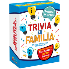 DiVU Games Family Trivia box and cards for quick, screen-free fun.