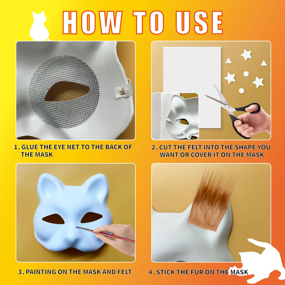 DIY Cat Mask Kit eye mesh close-up showing frame detail.