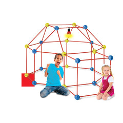 D.I.Y. CLUBHOUSE kit showing 32 connector balls in bright colors