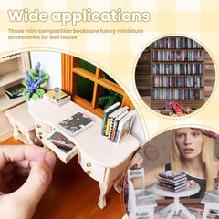 DIYDEC gift-ready miniature bookshelf suitable for book lovers and desk gifts.
