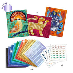DJECO LGA Mosaics Deep in the Jungle tiger board supports imaginative wildlife art and color exploration