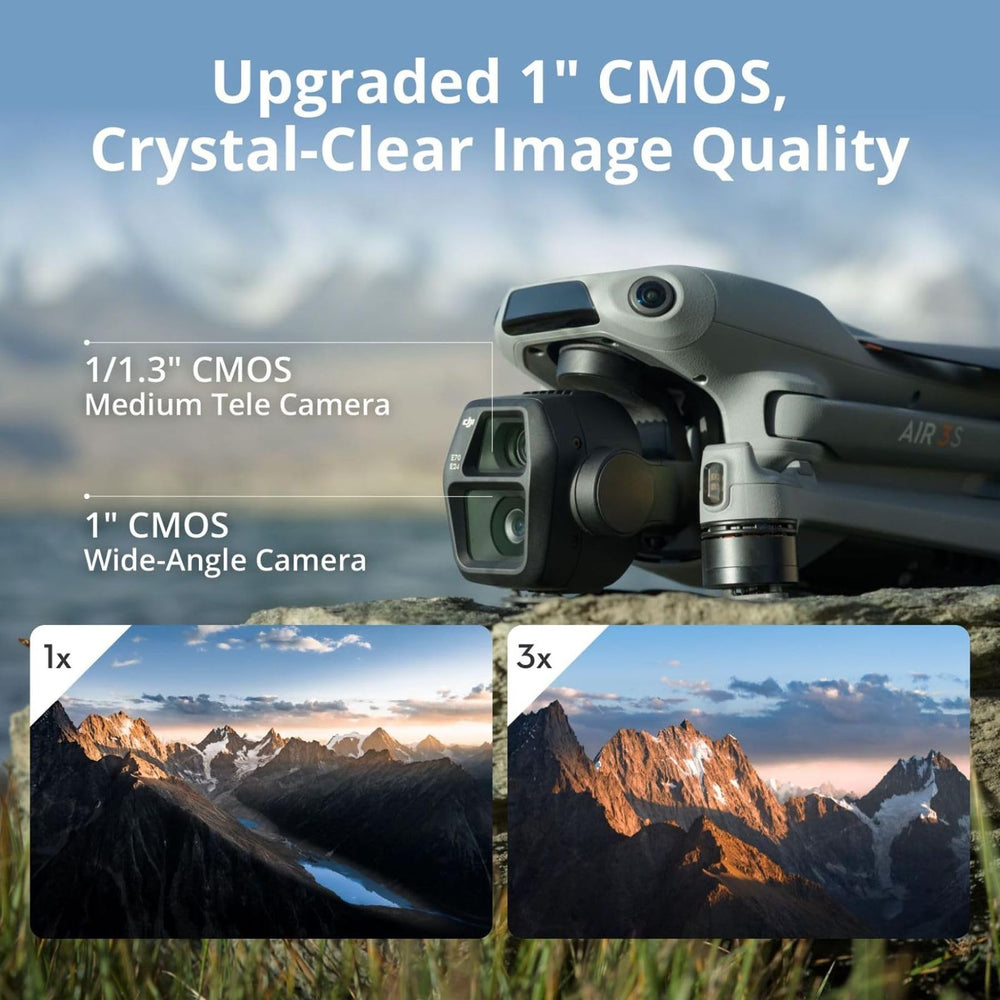 DJI Air 3S 1-inch camera captures rich detail in varied light