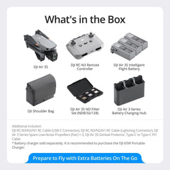 DJI Air 3S Fly More pack enables longer shooting sessions