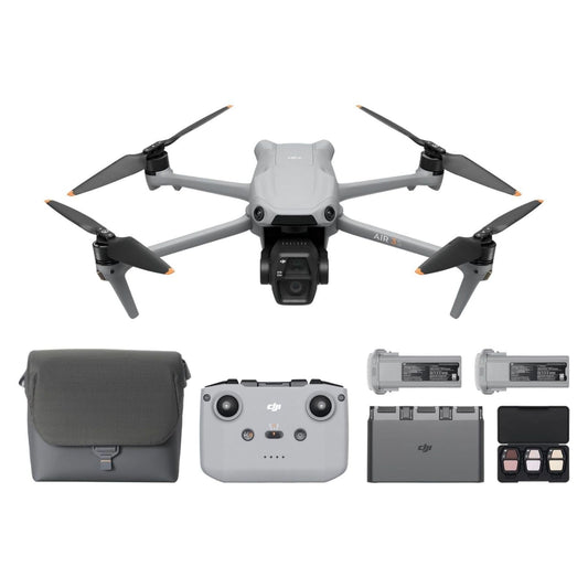 DJI Air 3S front shot highlighting portable design for on-the-go filming
