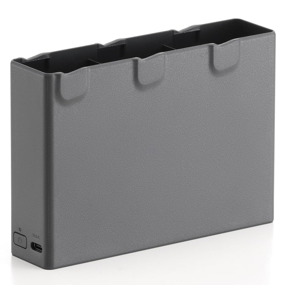 DJI Avata 2 Two-Way Charging Hub performs sequential charging for multiple batteries.