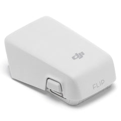 DJI Flip battery specifications label shows capacity and voltage for planning