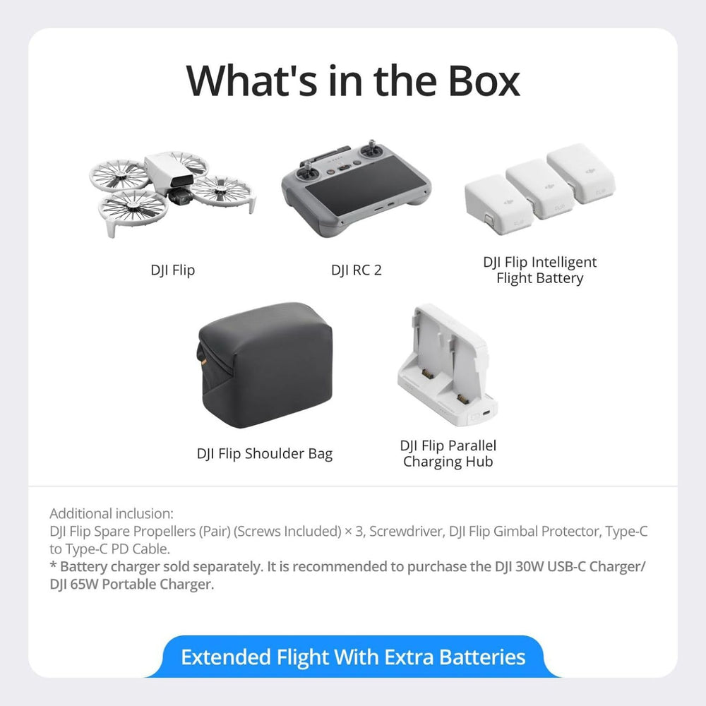 DJI Flip Parallel Charging Hub for fast battery management